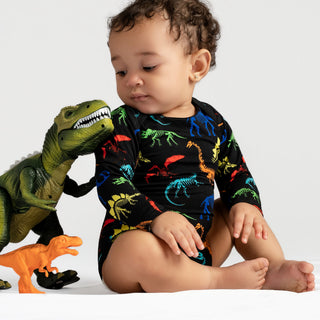 Dino Fossils | Bamboo Baby Onesie