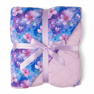 Dreamy Blooms | Quilted Bamboo Toddler Blanket