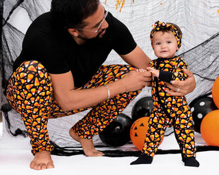 Halloween | Candy Corn | Men’s Bamboo Lounge Pants