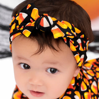 Halloween | Candy Corn | Bamboo Headband Bow