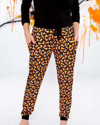 Halloween | Candy Corn | Women’s Bamboo Joggers