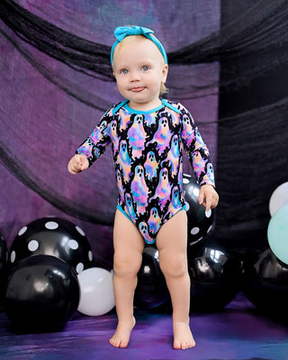 Halloween | Ghoulish Ghosts | Bamboo Baby Onesie