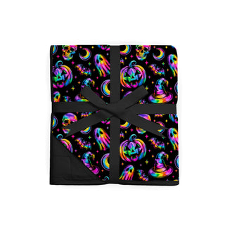 Halloween | Rainbow Haunts | Bamboo Quilted Toddler Blanket