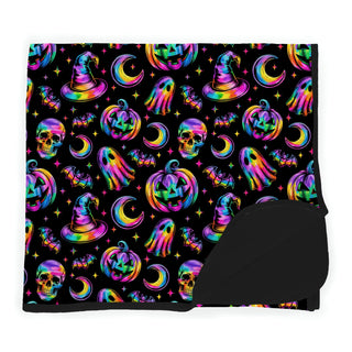 Halloween | Rainbow Haunts | Bamboo Double Layer Toddler Blanket