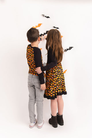 Halloween | Candy Corn | Bamboo Raglan Tee