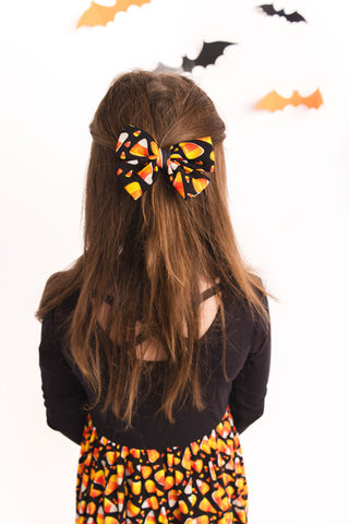 Halloween | Candy Corn | Kids Clip Bow