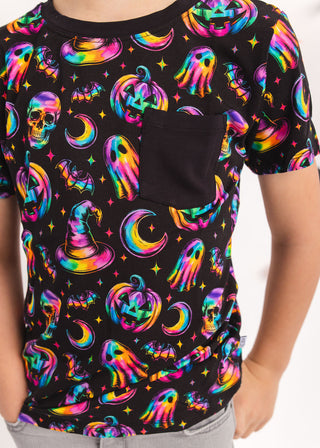 Halloween | Rainbow Haunts | Bamboo Pocket Tee