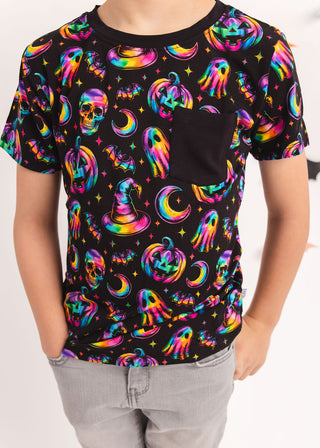 Halloween | Rainbow Haunts | Bamboo Pocket Tee