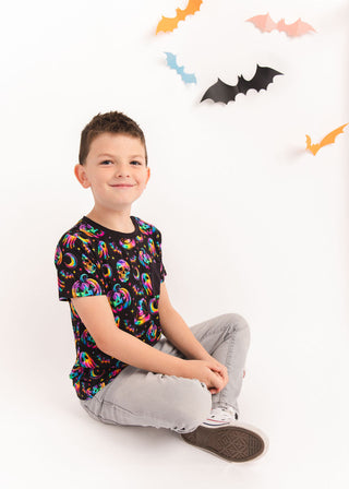 Halloween | Rainbow Haunts | Bamboo Pocket Tee