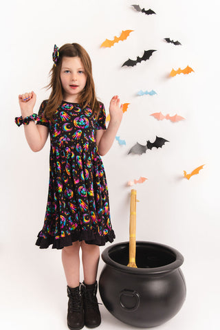 Halloween | Rainbow Haunts | Bamboo Scrunchie