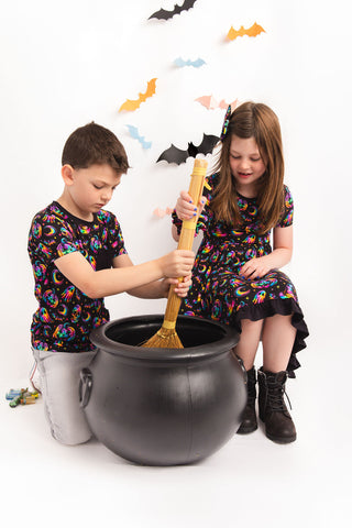 Halloween | Rainbow Haunts | Bamboo Ruffle Twirl Dress