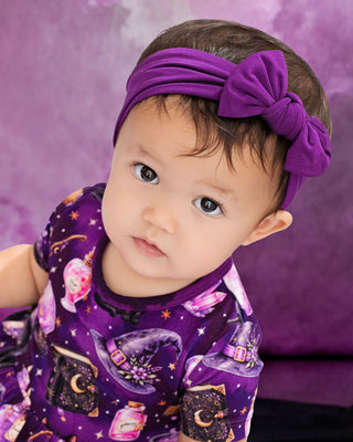 Halloween | Potion Purple | Bamboo Headband Bow