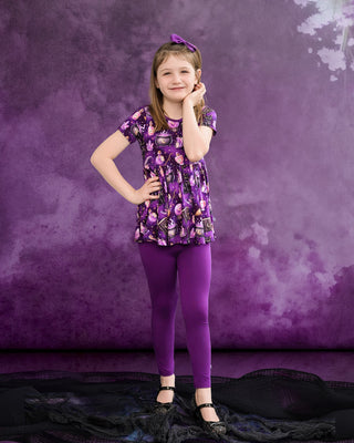 Halloween | Witches’ Brew | Bamboo Peplum & Leggings Set