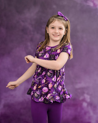 Halloween | Witches’ Brew | Bamboo Peplum & Leggings Set