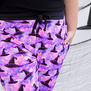 Halloween | Starry Witch Hats | Women’s Bamboo Joggers