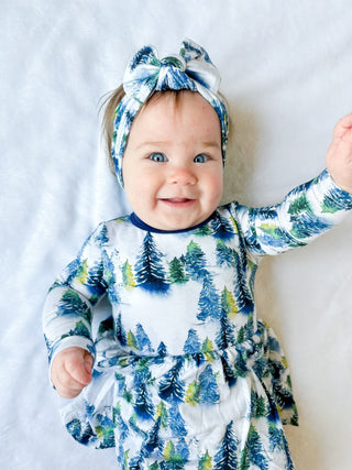 Winter Trees | Bamboo Headband Bow