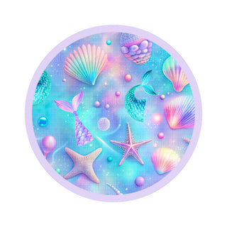 Magical Mermaid Shells | Bamboo Toddler & Girls Peplum Top & Shorts Set