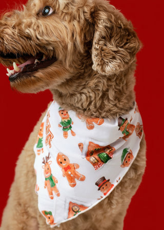 Holiday Gingerbread | Bamboo Pet Bandana