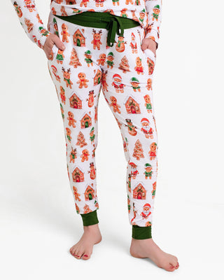 Holiday Gingerbread | Women's Bamboo Jogger Pajama Pants