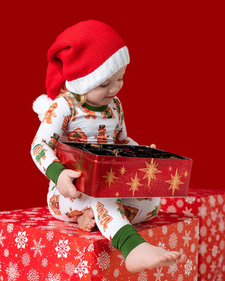 Holiday Gingerbread | Two-Piece Bamboo Long Sleeve Toddler & Kids Pajamas