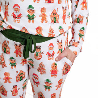 Holiday Gingerbread | Adult Bamboo Long Sleeve Top