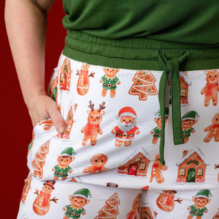 Holiday Gingerbread | Men's Bamboo Relaxed Lounge Pajama Pants