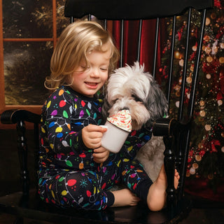 Christmas | Holiday Lights | Bamboo Pet Bandana