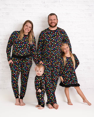 Holiday Lights | Adult Bamboo Long Sleeve Top