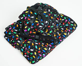 Holiday Lights | Double Layer Bamboo Adult Blanket