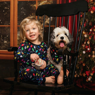 Christmas | Holiday Lights | Bamboo Pet Bandana