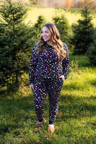 Holiday Lights | Women's Bamboo Jogger Pajama Pants