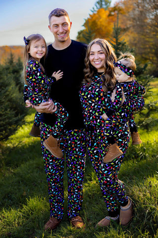 Holiday Lights | Two-Piece Bamboo Long Sleeve Toddler & Kids Pajamas