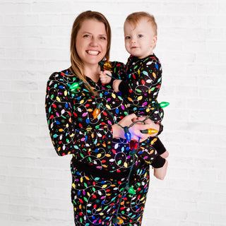 Holiday Lights | Women's Bamboo Jogger Pajama Pants