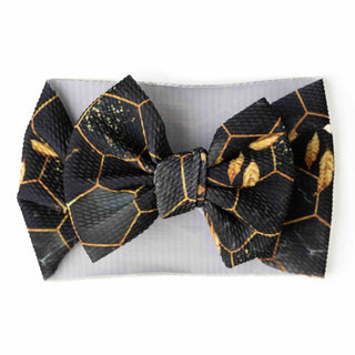 Midnight Honey | Headwrap Bow