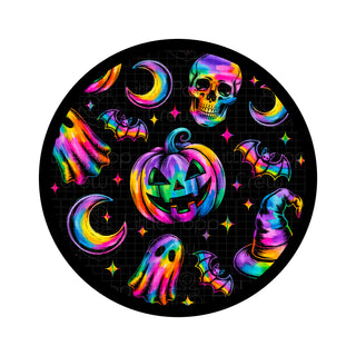 Halloween | Rainbow Haunts | Pigtail Clip Bows
