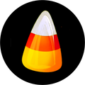 Halloween | Candy Corn | Pigtail Clip Bows