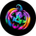 Halloween | Rainbow Haunts | Pigtail Clip Bows