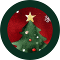 *PRE-SALE* Christmas | Twinkling Pines | Kids Clip Bow *EST SHIP NOV*