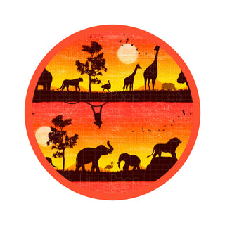 Sunset Safari | Bamboo Two-Piece Pajamas