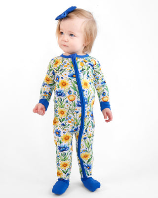 Sunshine Meadows | Bamboo Zipper Pajamas