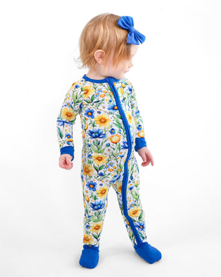 Sunshine Meadows | Bamboo Zipper Pajamas