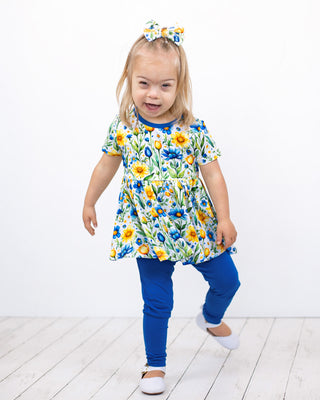 Sunshine Meadows | Bamboo Peplum & Leggings Set