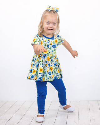 Sunshine Meadows | Bamboo Peplum & Leggings Set
