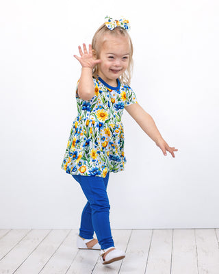 Sunshine Meadows | Bamboo Peplum & Leggings Set