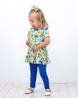 Sunshine Meadows | Bamboo Peplum & Leggings Set