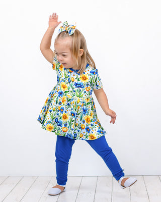 Sunshine Meadows | Bamboo Peplum & Leggings Set