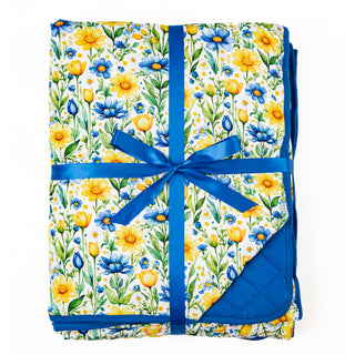 Sunshine Meadows | Bamboo Quilted Adult Blanket