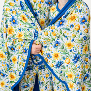 Sunshine Meadows | Bamboo Double Layer Toddler Blanket