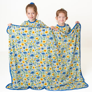 Sunshine Meadows | Bamboo Double Layer Toddler Blanket