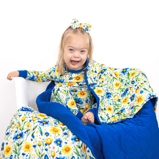 Sunshine Meadows | Bamboo Quilted Toddler Blanket